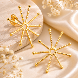 Radiant Starburst Statement Earrings