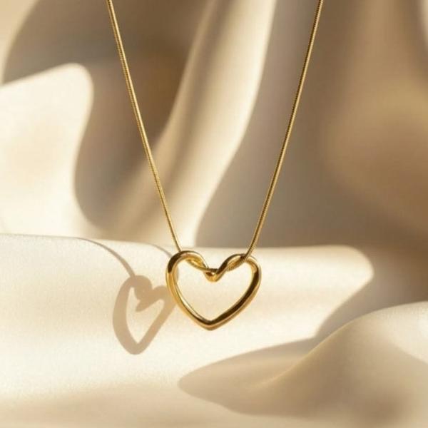 Gold Heart Pendant